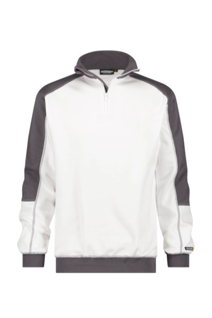 DASSY BASIEL SWEAT BLANC/GRIS