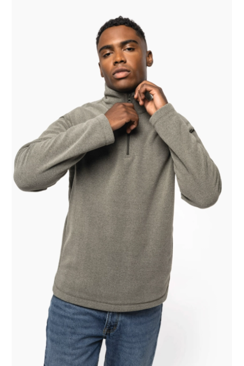 Enzo > Micropolaire col zippé homme