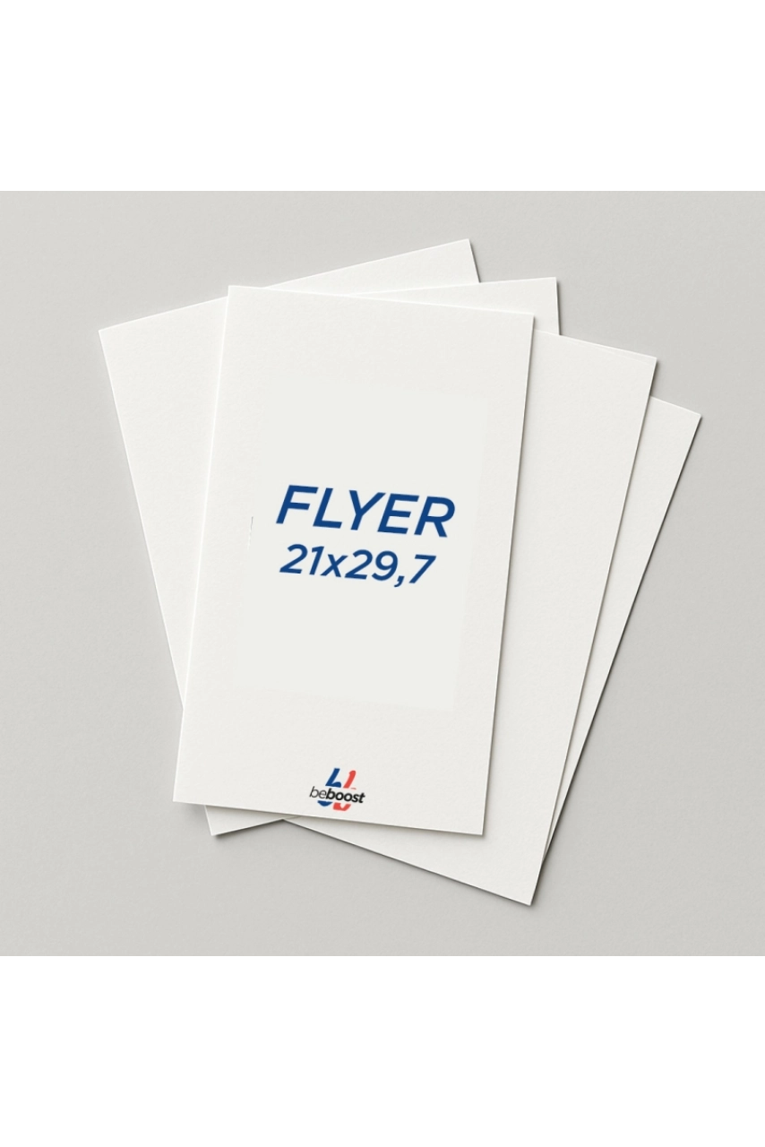 FLYER 21 x 29,7 CM - IMPRESSION RECTO