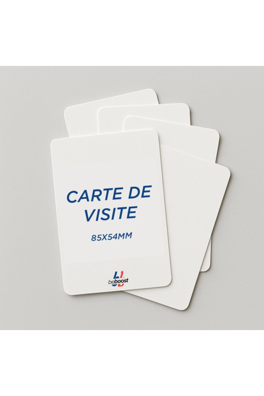 CARTE DE VISITE 85 x 54 MM IMPRESSION RECTO
