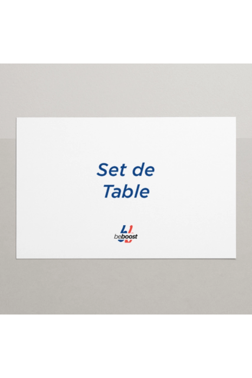 SET DE TABLE IMPRESSION RECTO
