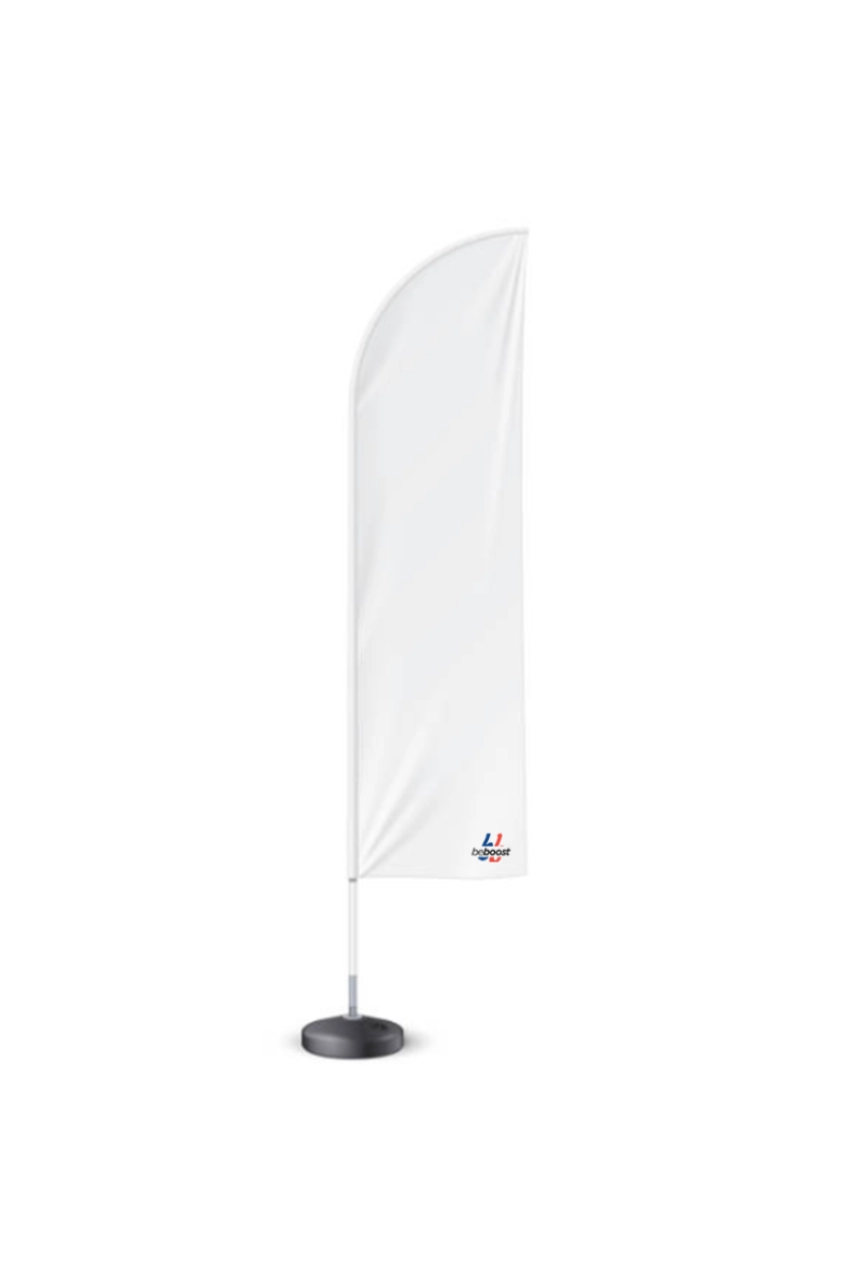 DRAPEAU VOILE EN FORME DE GOUTTE 3,5 m DE HAUT
