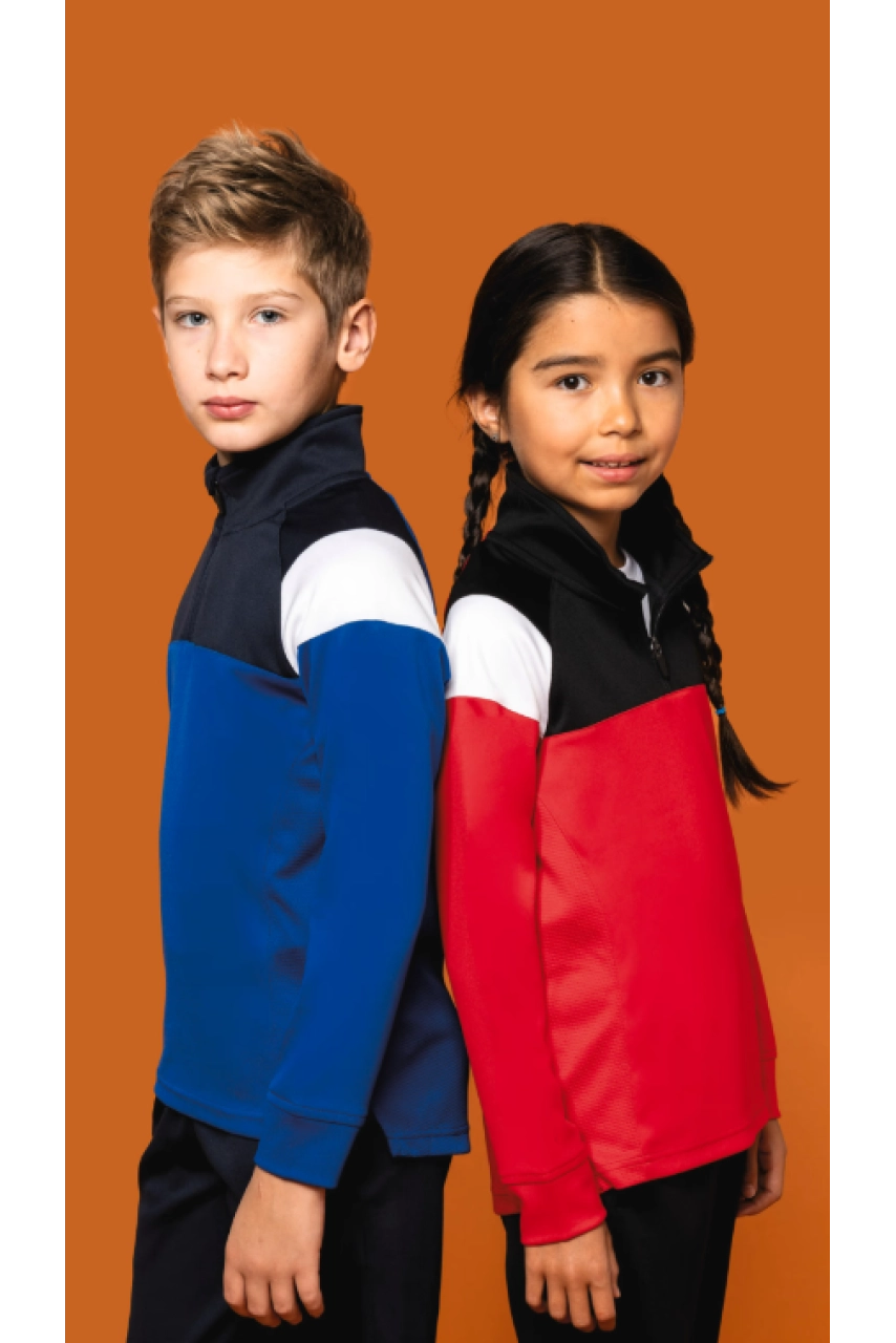 Sweat d'entrainement 1/4 zip enfant