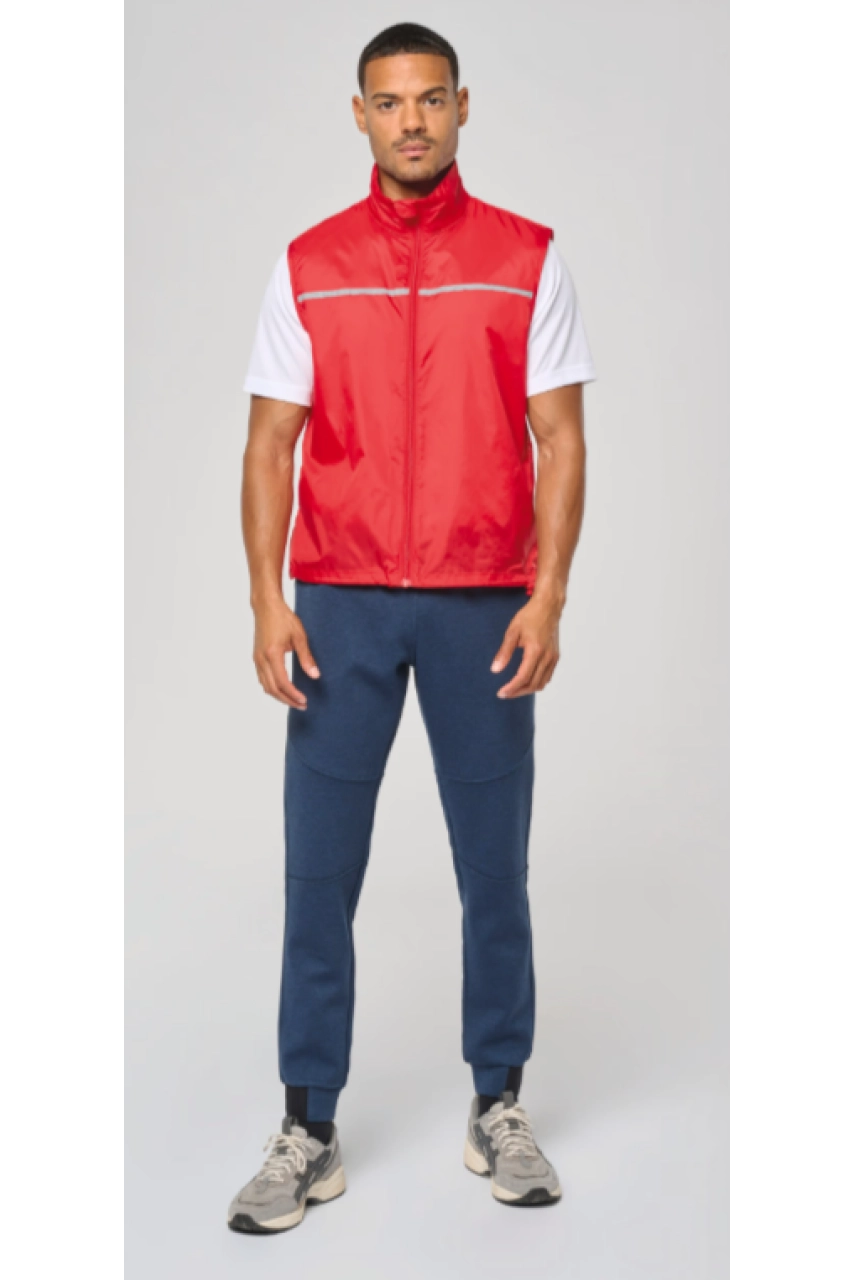 Runner - gilet d'entraînement dos filet unisexe