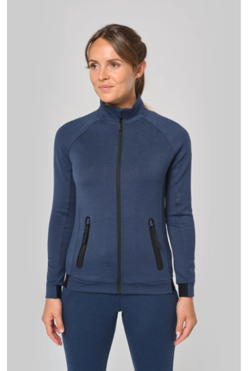Veste à col montant femme