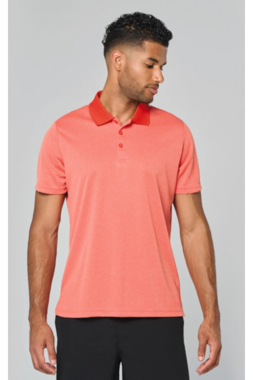 Polo chiné manches courtes