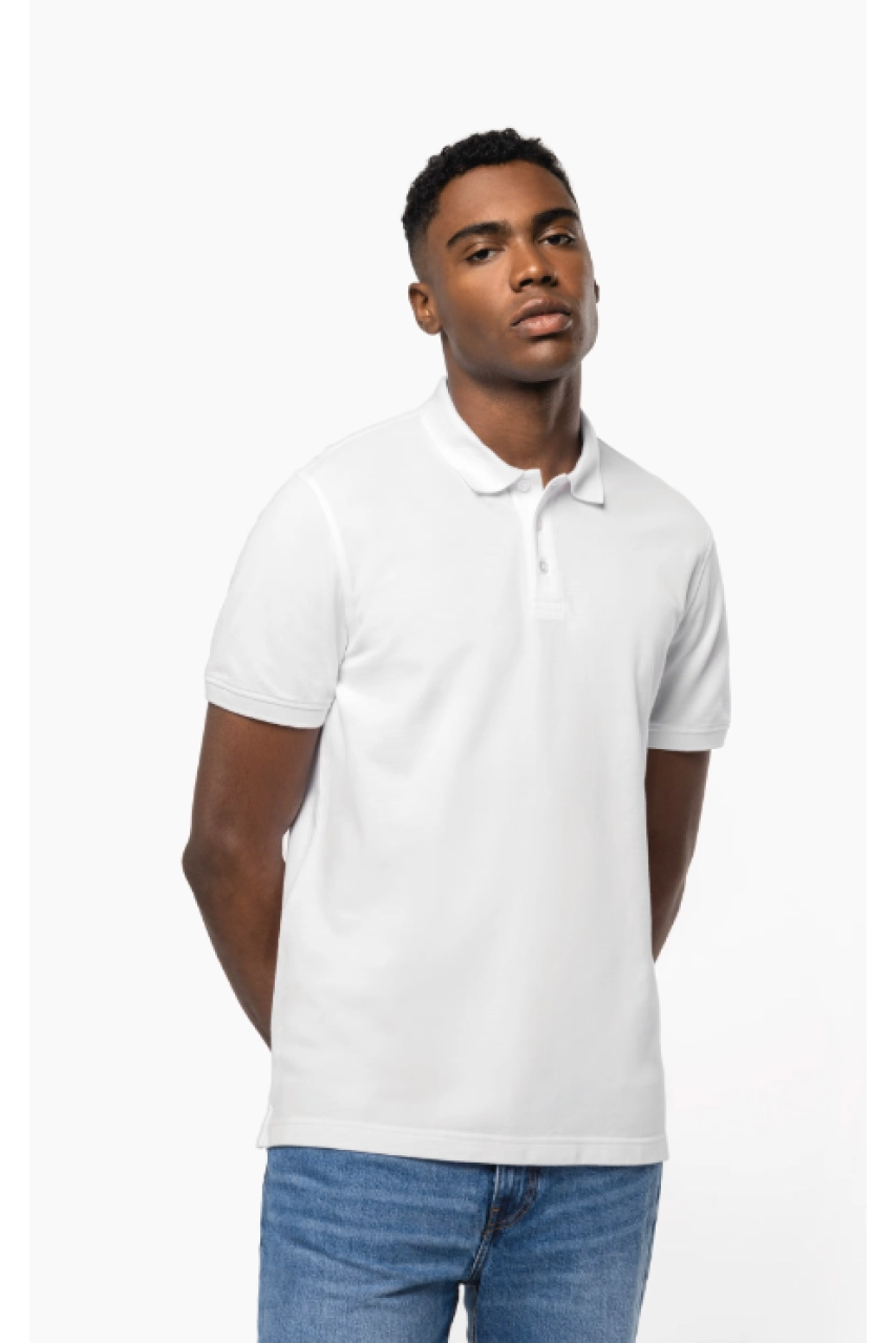 Polo piqué manches courtes homme