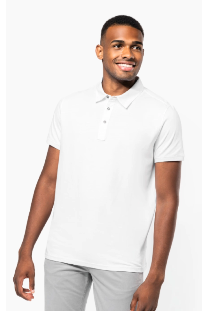 Polo jersey manches courtes homme
