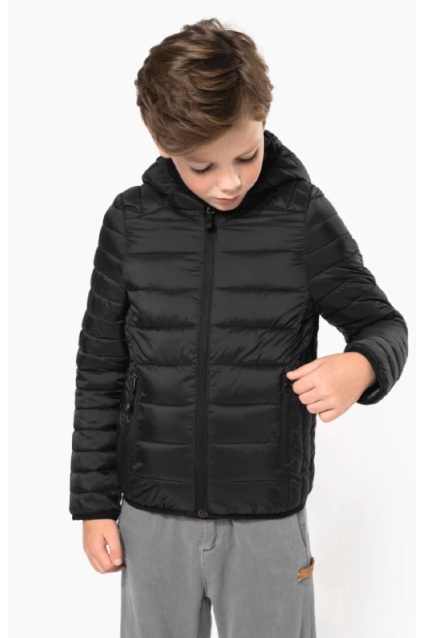 Doudoune légère capuche enfant