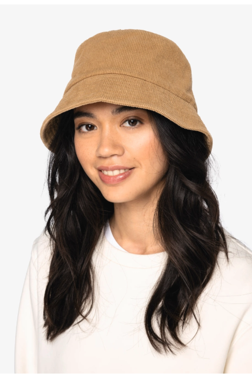 Bob écoresponsable en velours côtelé unisexe