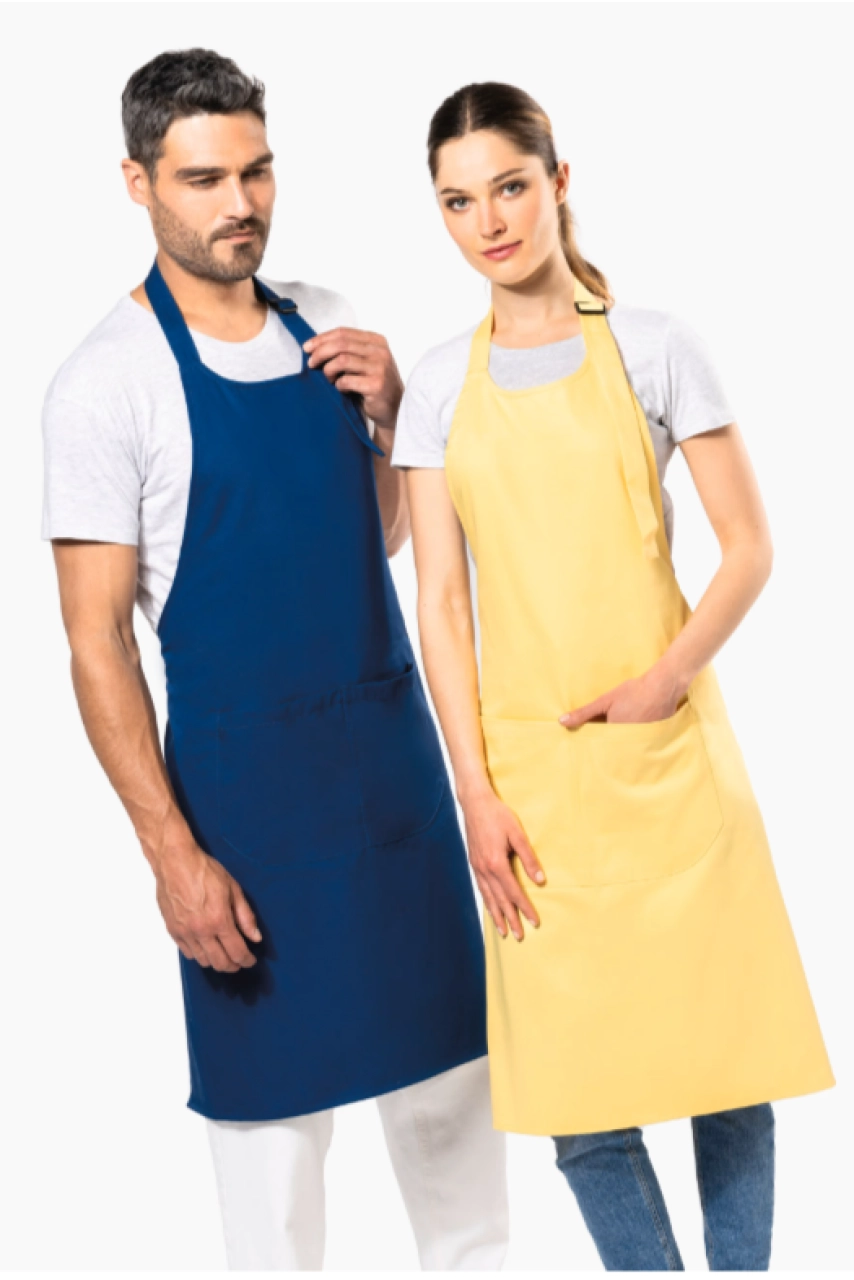 Tablier avec poche en coton Bio