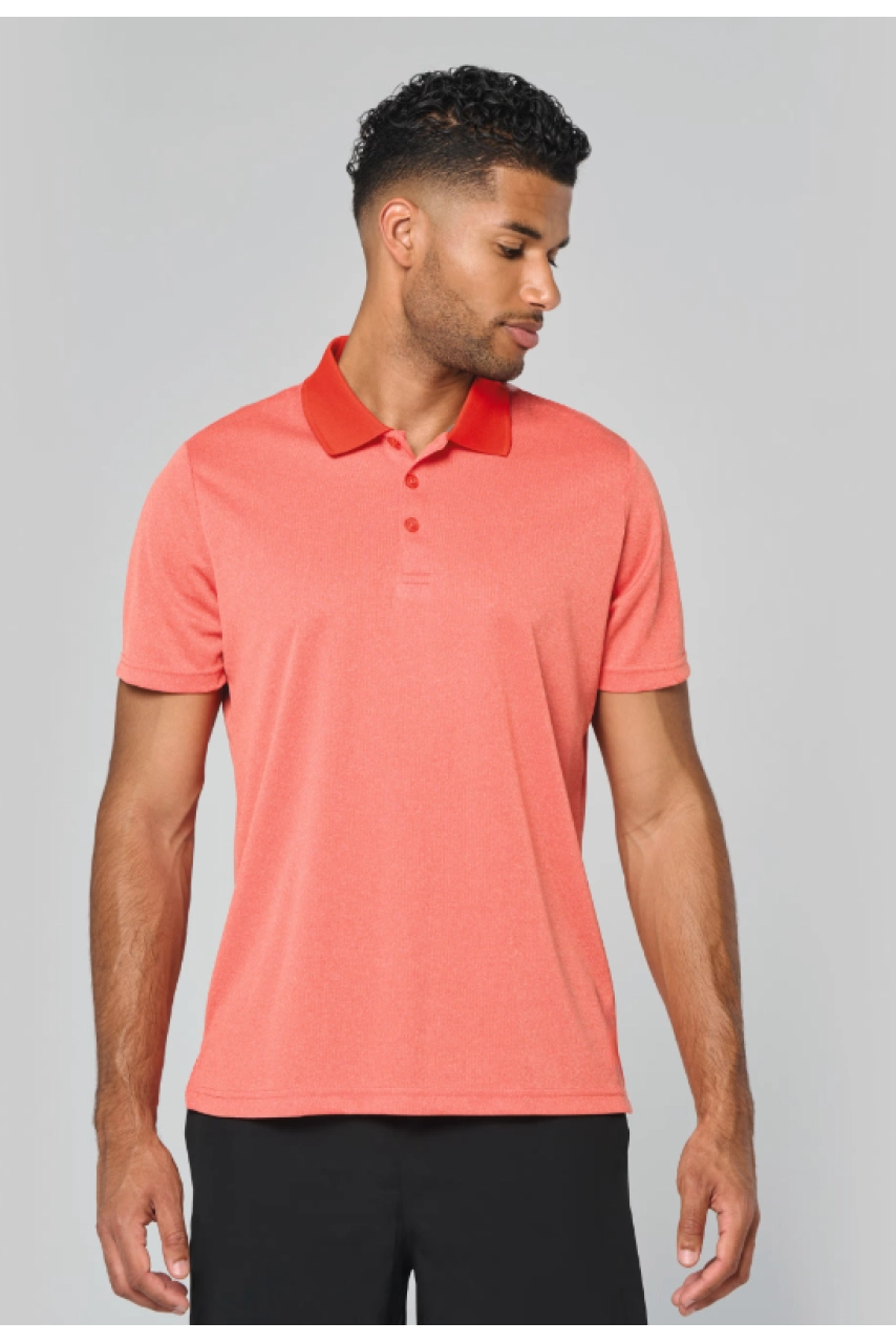 Polo chiné manches courtes