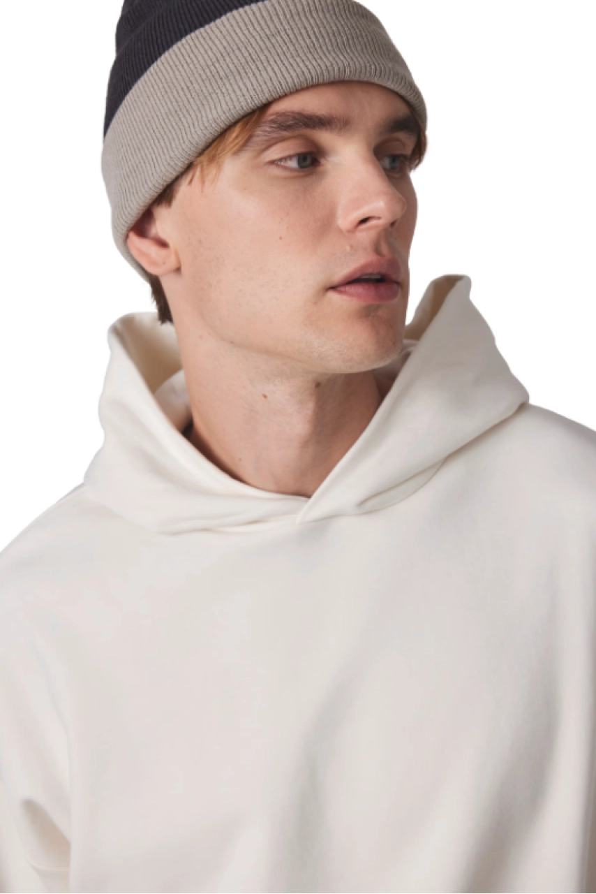 Bonnet bicolore avec revers