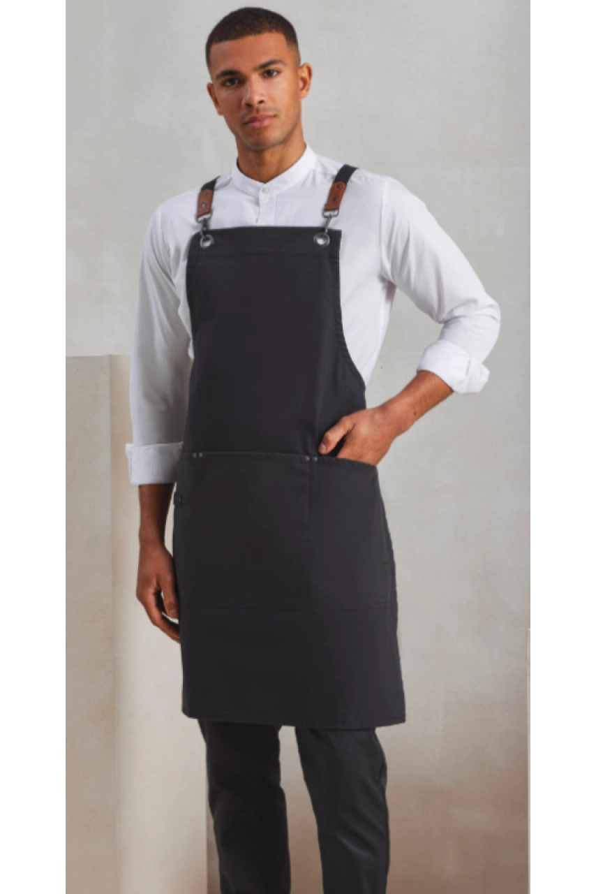 Tablier bavette à bretelles croisées dans le dos CLIP 'N' CLASP