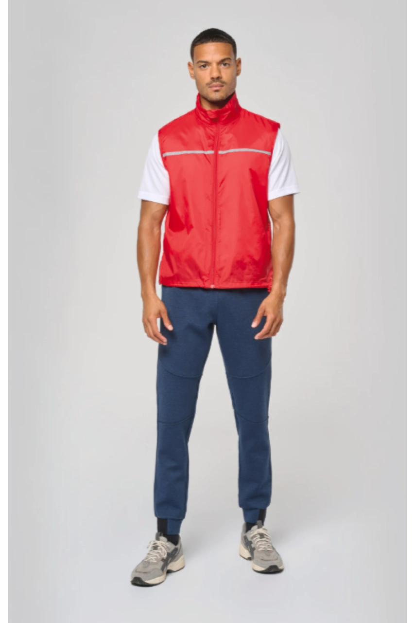 Runner - gilet d'entraînement dos filet unisexe