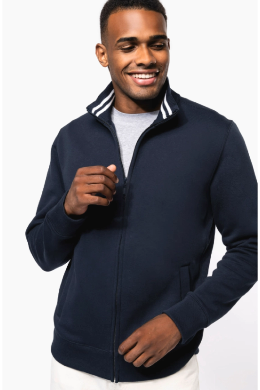 Veste molleton zippée homme