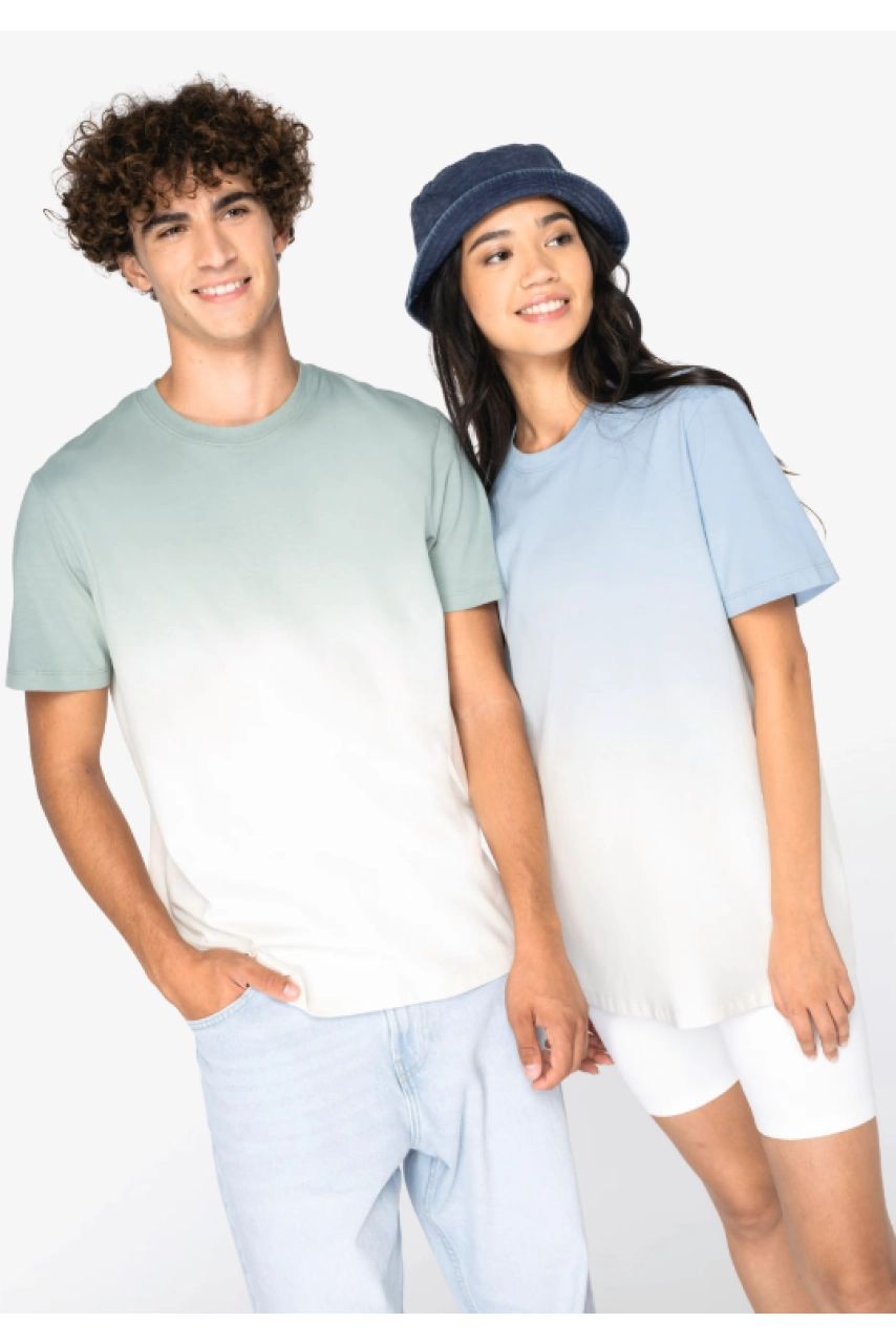 T-shirt écoresponsable Dip Dye unisexe