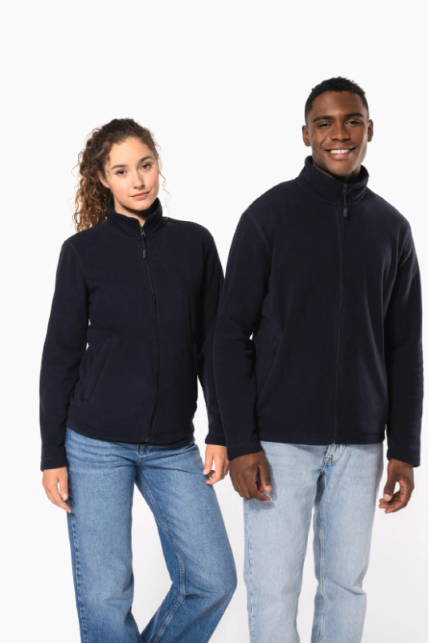 Veste micropolaire zippée unisexe