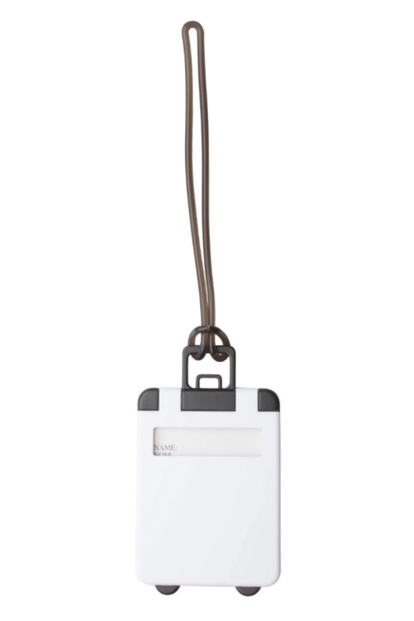 étiquette à bagages