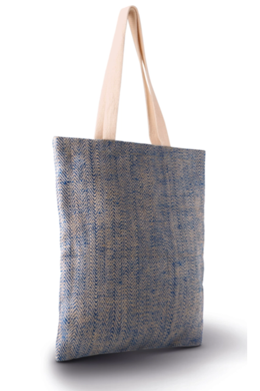 Sac en toile de jute teint 100% naturel