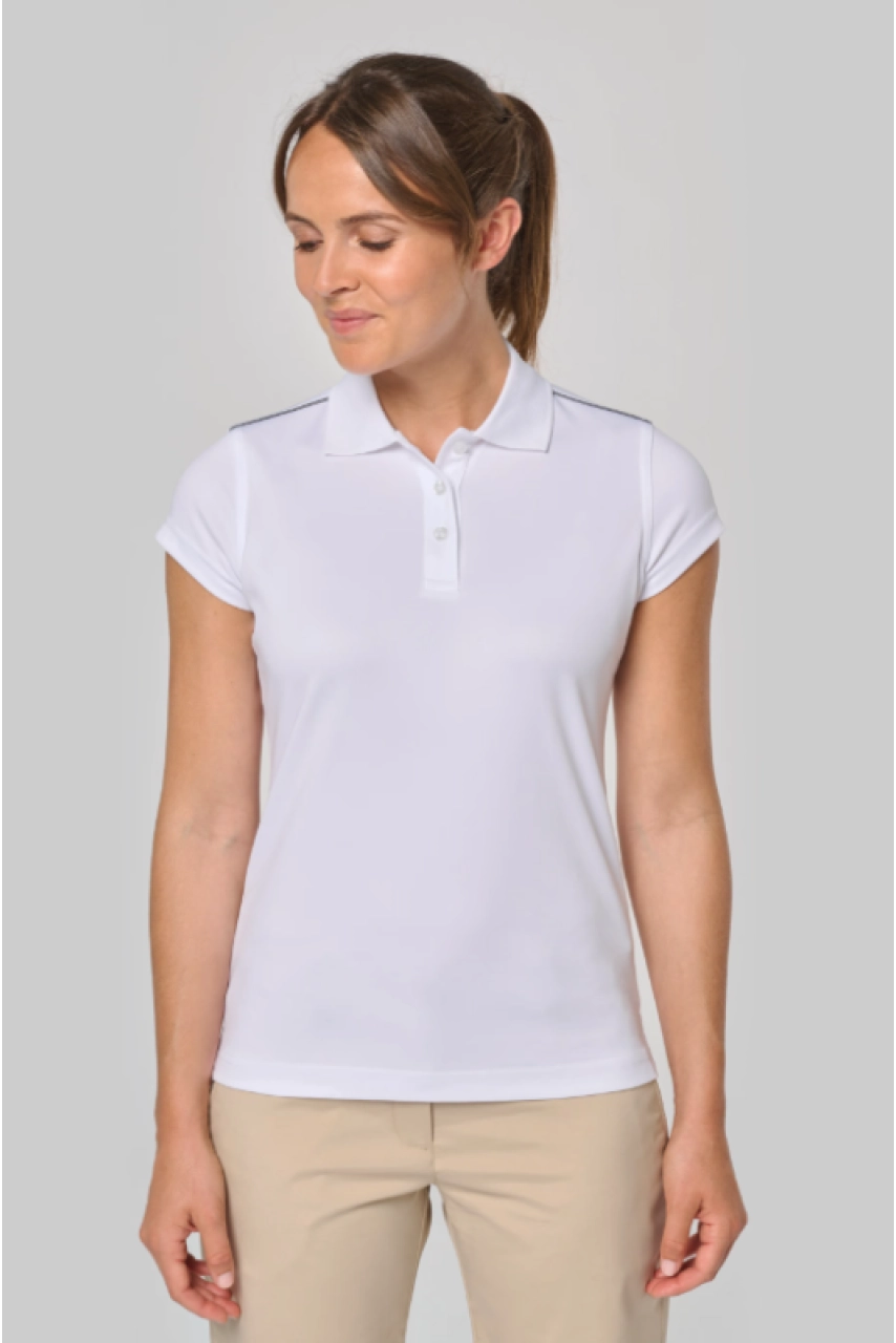 Polo manches courtes femme