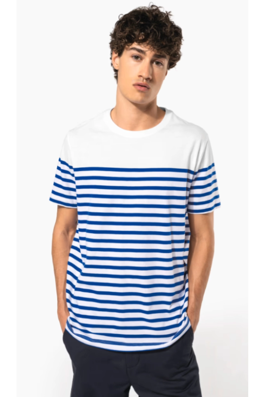 T-shirt marin col rond Bio homme