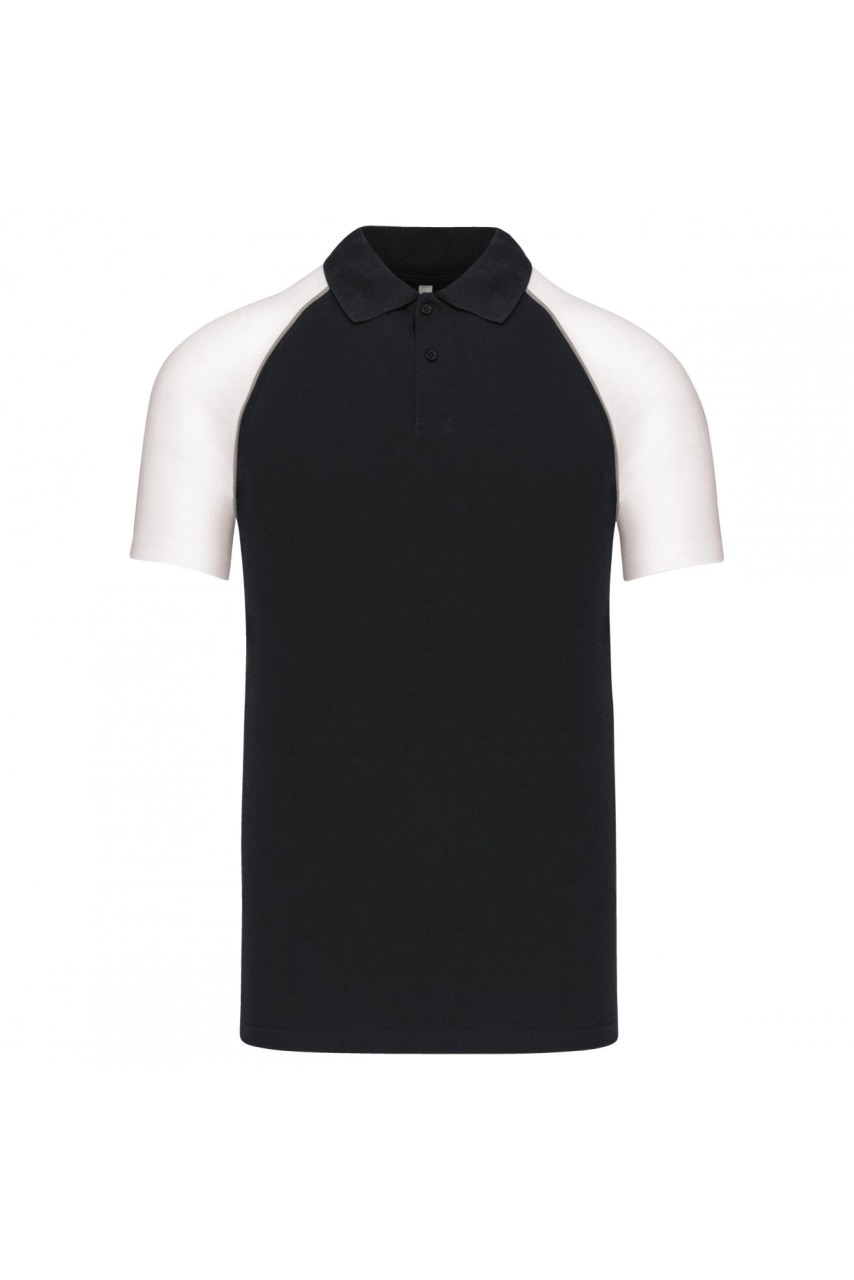 Polo baseball manches courtes