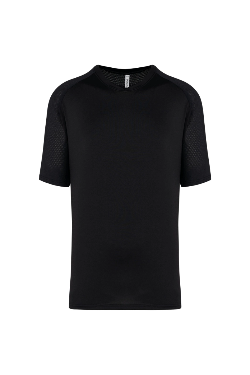 T-shirt de padel bicolore à manches raglan homme
